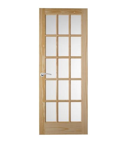 SA Clear Pine Glazed Door