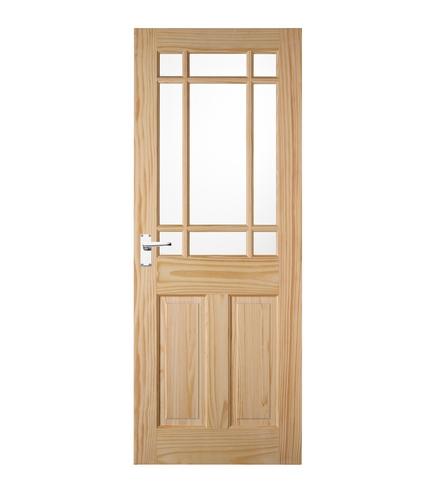 Downham Clear Pine Glazed Door