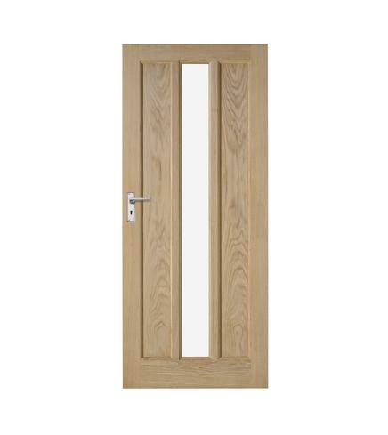 External Worcester Oak Glazed Door