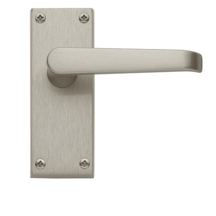 Victorian Satin Nickel door handles