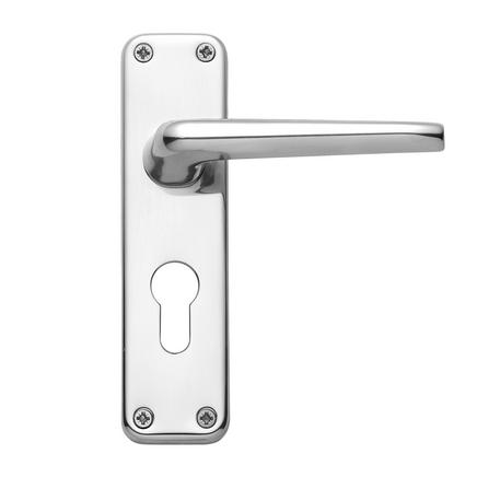 Edinburgh Chrome Effect euro profile door handle Edinburgh Chrome Effect euro profile door handle