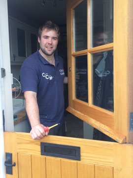 Stuart Clark, carpenter wood door fitter at Clarks Doors